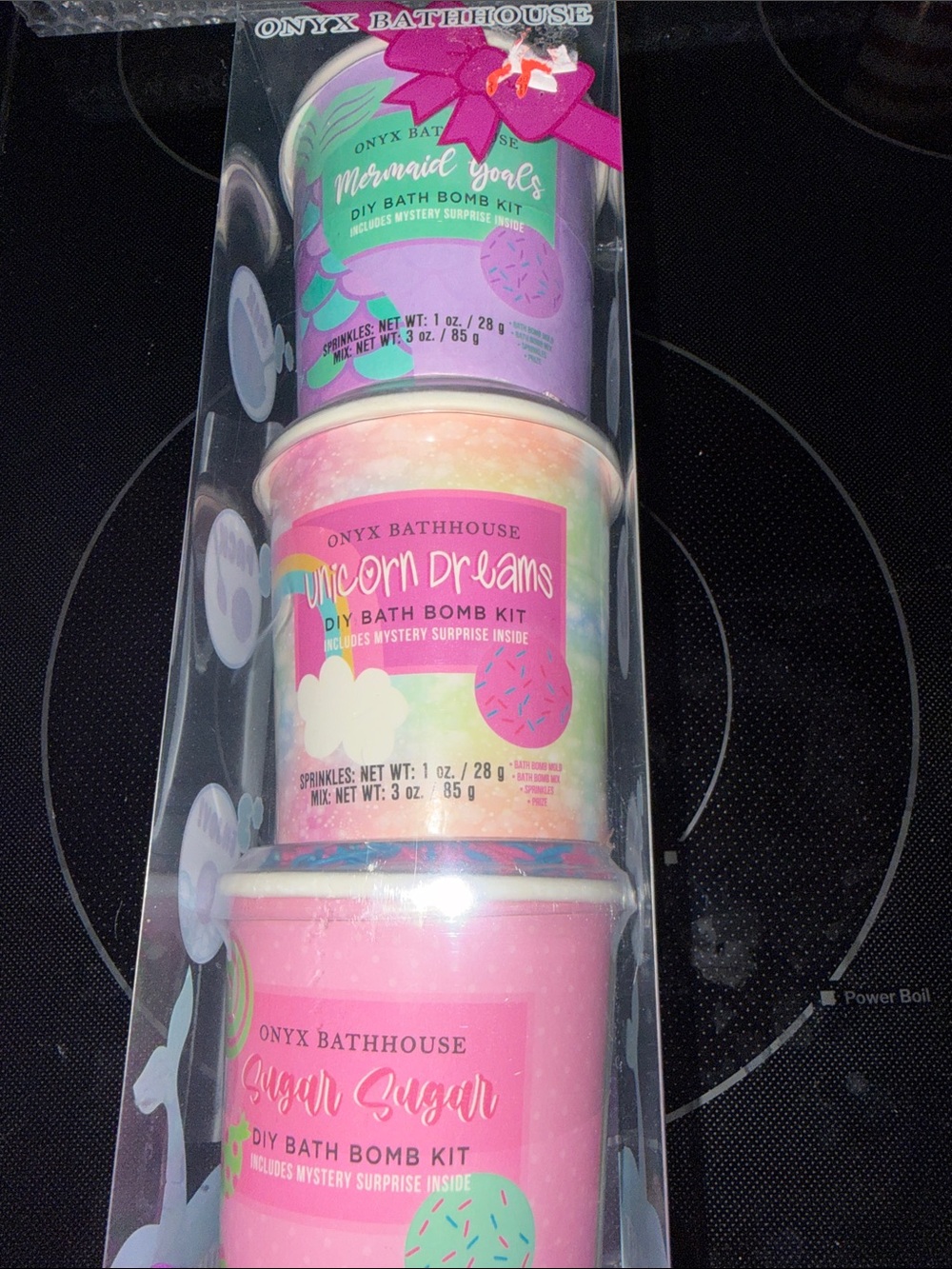 Onyx Bathhouse Bath Bomb Kit - Pink, Purple, Pastel